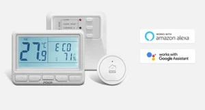 WiFi Smart Electric Gas Boiler Heating Programmable Thermostat for Alexa Google - Picture 1 of 12