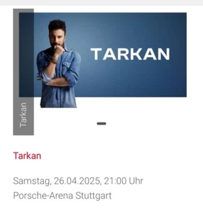 TARKAN Stuttgart/ 26.4.25/ 2Tickets Für 300€ +6.75€ Versand - Bild 1 von 1