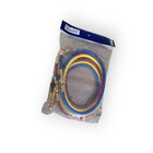 WIGAM  06080009 SERIE 3 FLESSIBILI 1/4 SAE 45 1500MM CON VALVOLA SERIE GY PER CO