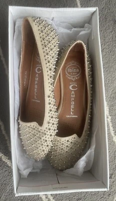 Jeffrey Campbell Martini Flats Size 6 Studded Spikes Shoes. New! With Box! - Image 1 of 4