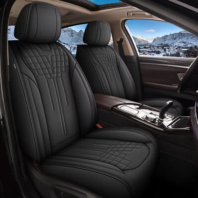 Car 2-Seat Covers For Ford Ranger 2007-2026 Front Row Faux Leather Protector Pad Foto 1 de 4