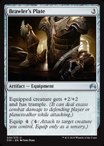 Magic Origins - Brawler's Plate - Foil - Image 1 of 1