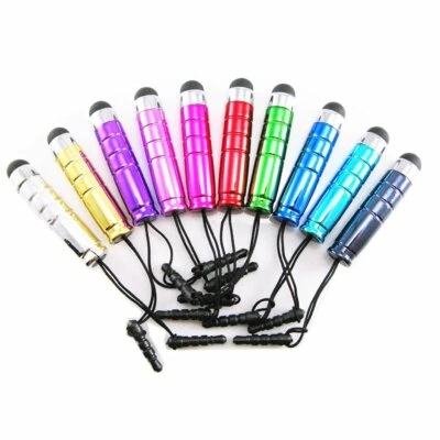 (PACK) MINI BULLET STYLUS 3.5mm jack dust plug FOR iphone 6 4s 5 ipod touch nano - Image 1 of 3