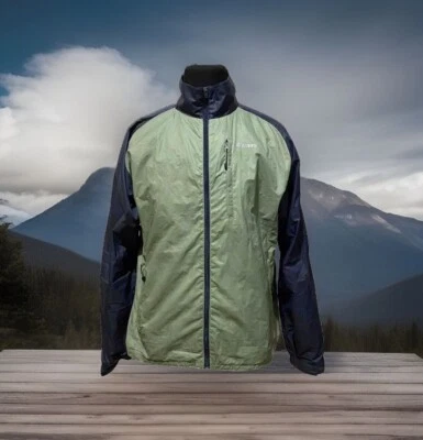 Eastern Mountain Sports Ems Jacket Softshell Windbreaker Pockets Green Men's L - Image 1 of 4