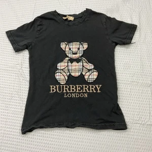 Camiseta Burberry Bear gráfica negra talla 7/8 - Imagen 1 de 6