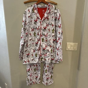 Conjunto de pijama de franela Dr. Seuss's The Grinch para hombre adulto - talla XLarge - Imagen 1 de 13