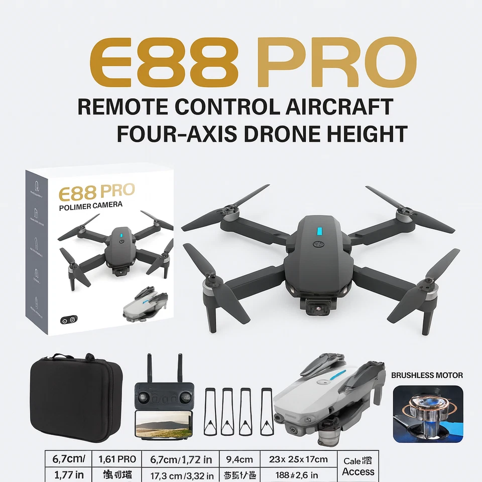 4-axis aerocraft Remote Control axis Drone Heigh Rechargeable for Kids Beginners - Image 1 of 1