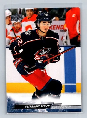 2022-23 Upper Deck #56 Alexandre Texier Columbus Blue Jackets - Image 1 of 2