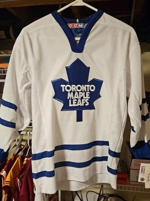 Vintage Toronto Maple Leafs Jersey Boys L/XL  CCM NHL Curtis Joseph - Image 1 of 4