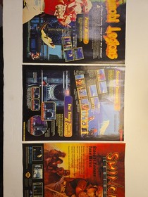 ​Rare Shinobi Legions Sega Saturn Strategy Guide & Promo Ad Vintage Magazine Lot