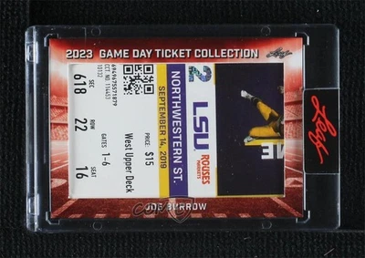 2023 Leaf Game Day Ticket Collection Joe Burrow #TC-32 - Image 1 of 2