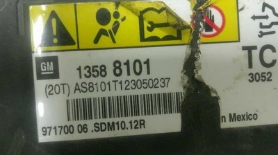 Engine ECM Control Module Fits 13-15 CHEVROLET CAMARO REGAL SONIC 13588101 - Image 1 of 4