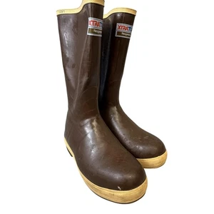 Botas Xtratuf Para Hombre Talla 9 Marrón Neopreno 16 Pulgadas Impermeables Pesca Trabajo - Imagen 1 de 11