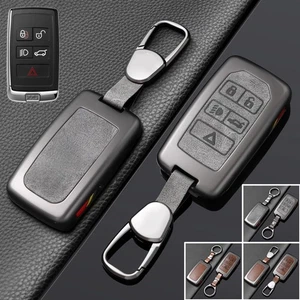 Zinc Alloy Leather Car Key Case Cover For Land Rover Range Rover Sport Evoque - Picture 1 of 10