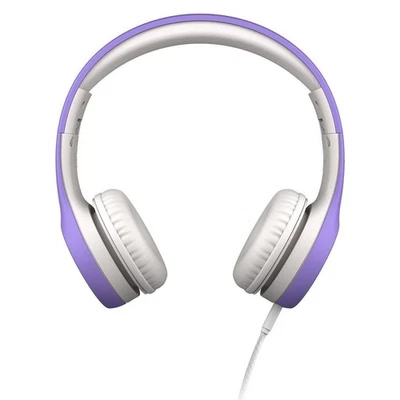On-Ear Kids Headphones with Microphone, SharePort, SoftTouch Padding - Purple - Image 1 of 4