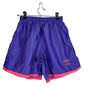 De colección Umbro Spellout Nailon Fútbol Atlético Cordón Elastizado Púrpura EE. UU. - Imagen 1 de 12