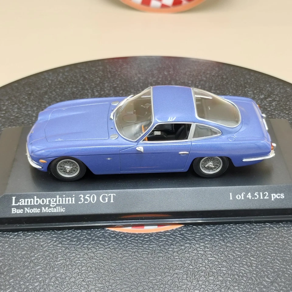 MINICHAMPS 1/43 Lamborghini 350 GT Blue metallic 430103200 - Image 1 of 4