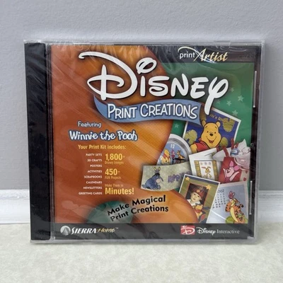 Disney Print Creations: Winnie the Pooh by Print Artist PC CD ROM 2002 project - Image 1 of 4