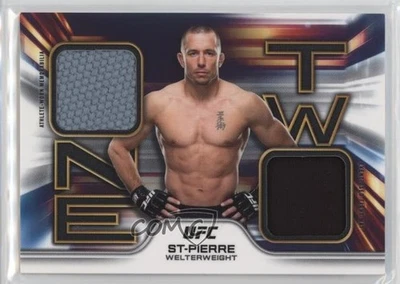 2020 Topps UFC Knockout 1-2 Combo Relics /100 Georges St-Pierre #CR-GSP - Image 1 of 2