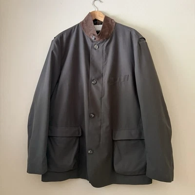 Loro Piana Storm System Men’s Jacket XXL Suede Collar  Rain & Wind Protection .. - Image 1 of 4