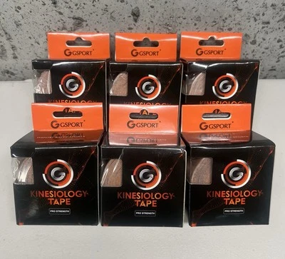 Lote de 6 * Cinta KT * Cinta deportiva terapéutica de kinesiología * 20 tiras (2” x 10”) Foto 1 de 2