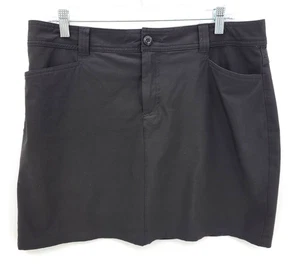 Eddie Bauer Skorts Damen 12 schwarz Freizeit Outdoor Performance Shorts mit Rock - Bild 1 von 9