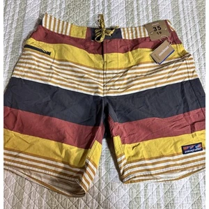 Patagonia Wavefarer Board Shorts Nuevo con Etiquetas 35/19 Surfer Playa Vagabundo Verano Traje de Baño - Imagen 1 de 5