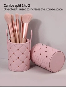 Visible Makeup Brush Tools Holder Organizer Travel Cosmetic Storage Cup Box - Picture 1 of 4