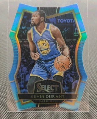 2016-17 Panini Select #116 Kevin Durant Warriors Premier Level Blue Die-Cut /199 - Image 1 of 2