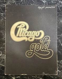 Vintage Chicago Band Gold Piano/Vocal/Chord Sheet Music Tablet Columbia 1975 - Picture 1 of 24