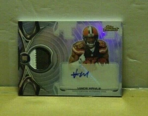 Vince Mayle Browns 2015 Topps Finest Rookie Autograph / 2 color game used relic  - Picture 1 of 2