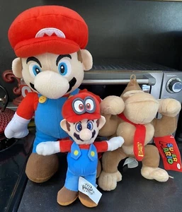 Official Super Mario Backpack Soft Travel Bag 5-Nintendo Gang JAKKS,KONG,2-YOSHI - Picture 1 of 7