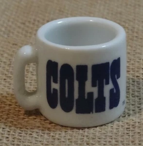 NFL Mini Miniature Coffee Mug Indianapolis Colts Fan Collectible Gift Ornament - Bild 1 von 2