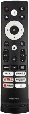 Original Voice Remote Control for All Hisense Smart Google TVs Netflix YouTube - Image 1 of 4