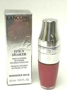 Lancome Juicy Shaker Pigment Infused Lip Oil / Lip Gloss ~ 381 Mangoes Wild NIB 