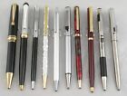 10 Great New & Used Metal Ballpoint Pens - All Working - EXCELLENT PENS