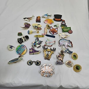 Pin Lot Pins VINTAGE Large Variety Free Shipping - Picture 1 of 17