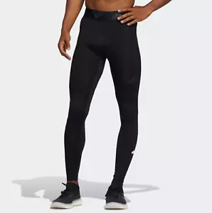 adidas Techfit Long Tights Mens - Compression / Base Layer - Black - All Sizes - Picture 1 of 6