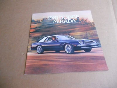 NOS Original 1981 Dodge Mirada Sales Brochure - Изображение 1 из 4