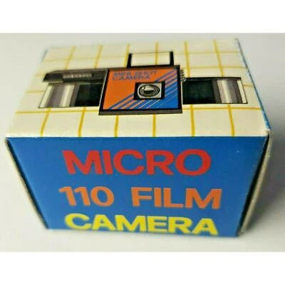 Câmera de Filme Vintage Micro 110 Na Caixa Original Colecionável Nova Na Caixa no Chaveiro SKU75 - Imagem 1 de 4