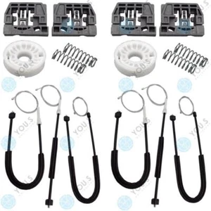 For VW CADDY III Window Regulator Repair Kit Cable - SET Front Left + Right - Picture 1 of 1