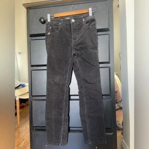 HUDSON JEANS Kids black corduroy pants size 10 with adjustable waist - Picture 1 of 7