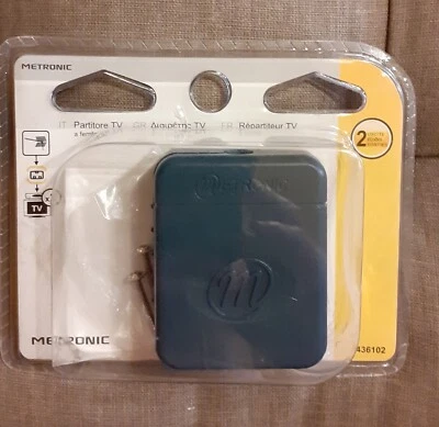 Metronic Partitore Tv A 2 Uscite A Ferrite - Immagine 1 di 4