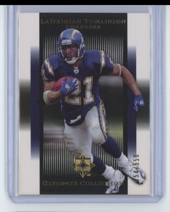 2005 Upper Deck Ultimate Collection LaDainian Tomlinson /550 San Diego Chargers