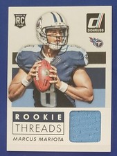 2015 Panini Donruss Rookie Threads Marcus Mariota Rookie Jersey Card