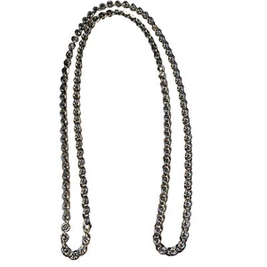 Long Length Silver Color Chain 52" Long - Picture 1 of 2