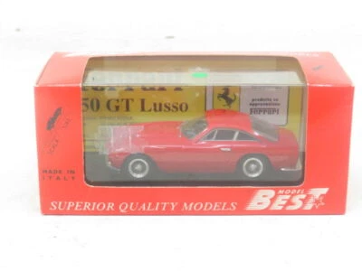 Best Models Diecast 9075/2 Ferrari 250 GT Lusso  Prova Red  1 43 Scale Boxed. - Image 1 of 4