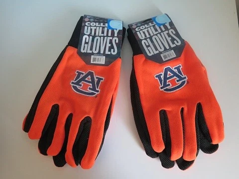 TWO PAIR OF AUBURN TIGERS, SPORT UTILITY GLOVES FROM FOREVER COLLECTABLE Cover