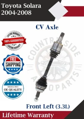 Nuevo eje CV delantero izquierdo OE para Toyota Solara 2004-2008 3,3 L garantía de por vida Foto 1 de 4