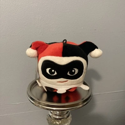 Hallmark DC Comics Harley Quinn 4" Plush Fluffballs Ornament Marvel New - Image 1 of 4